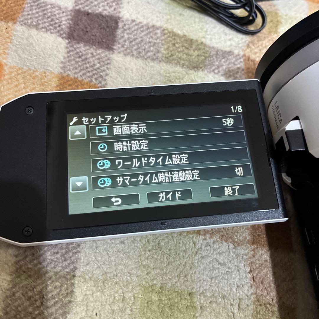 美品【動作ＯＫ】Panasonic　HC-VX2M 4Kカメラ　バッテリー