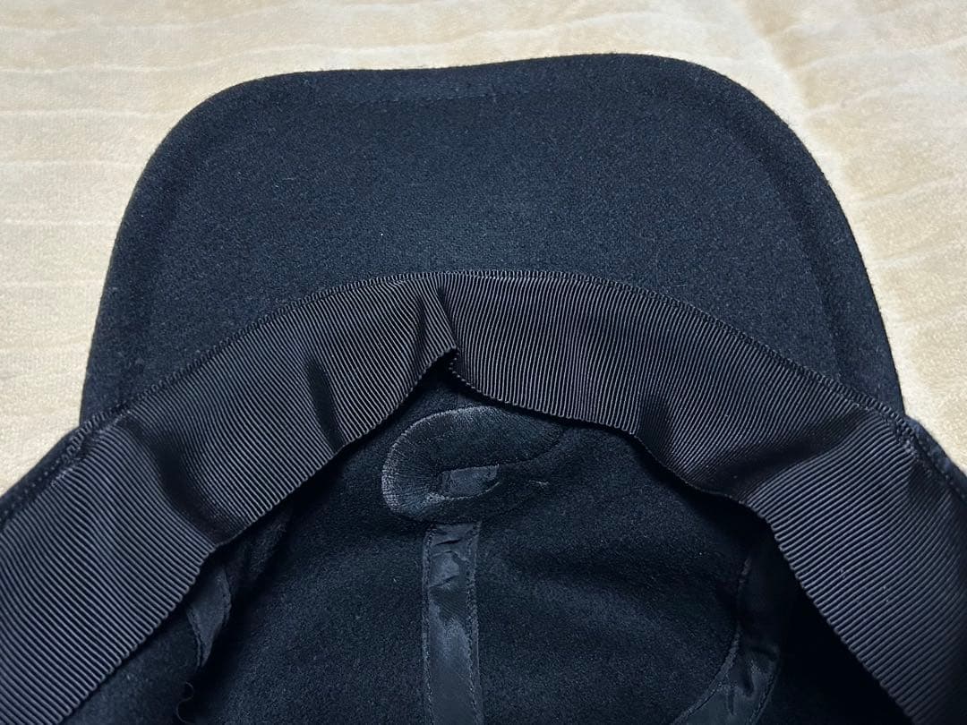 sacai × Dr.Woo wool bandana print cap 黒