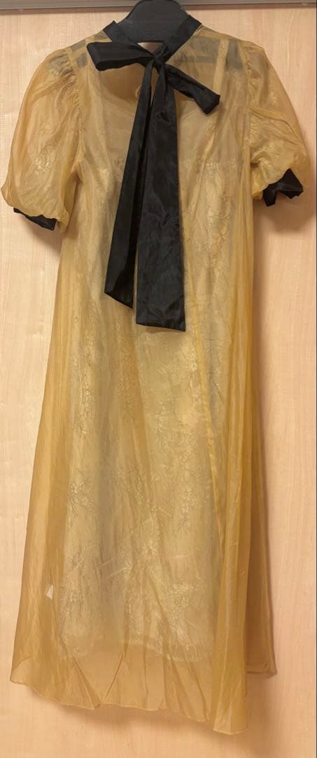 【がんたろう】atlo Aラインシアードレス パーティードレス M