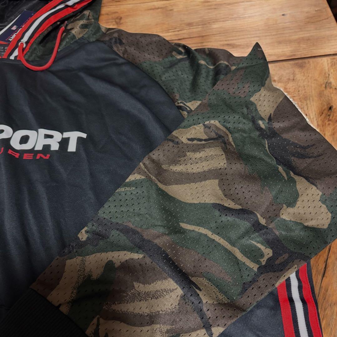 しこPOLO SPORT 迷彩柄フード付きパーカー 4XL