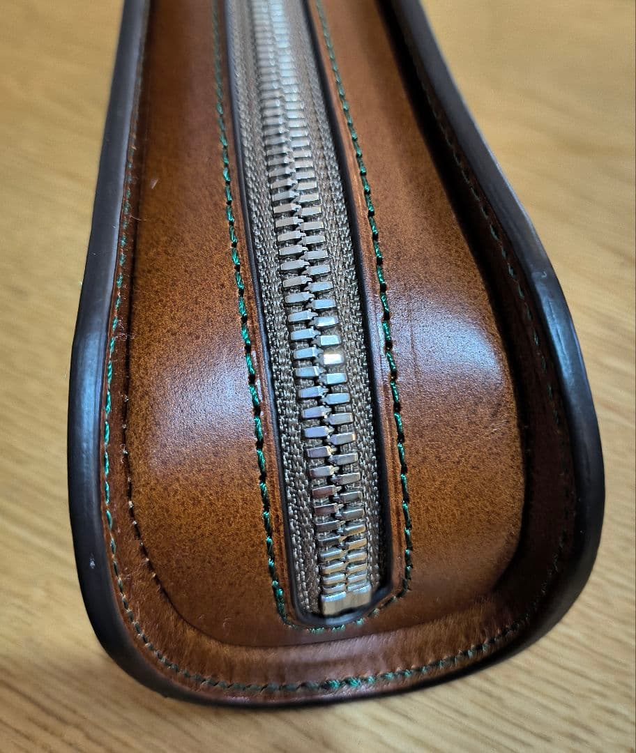 【最終価格】ルボナー デブペンケース キャメル