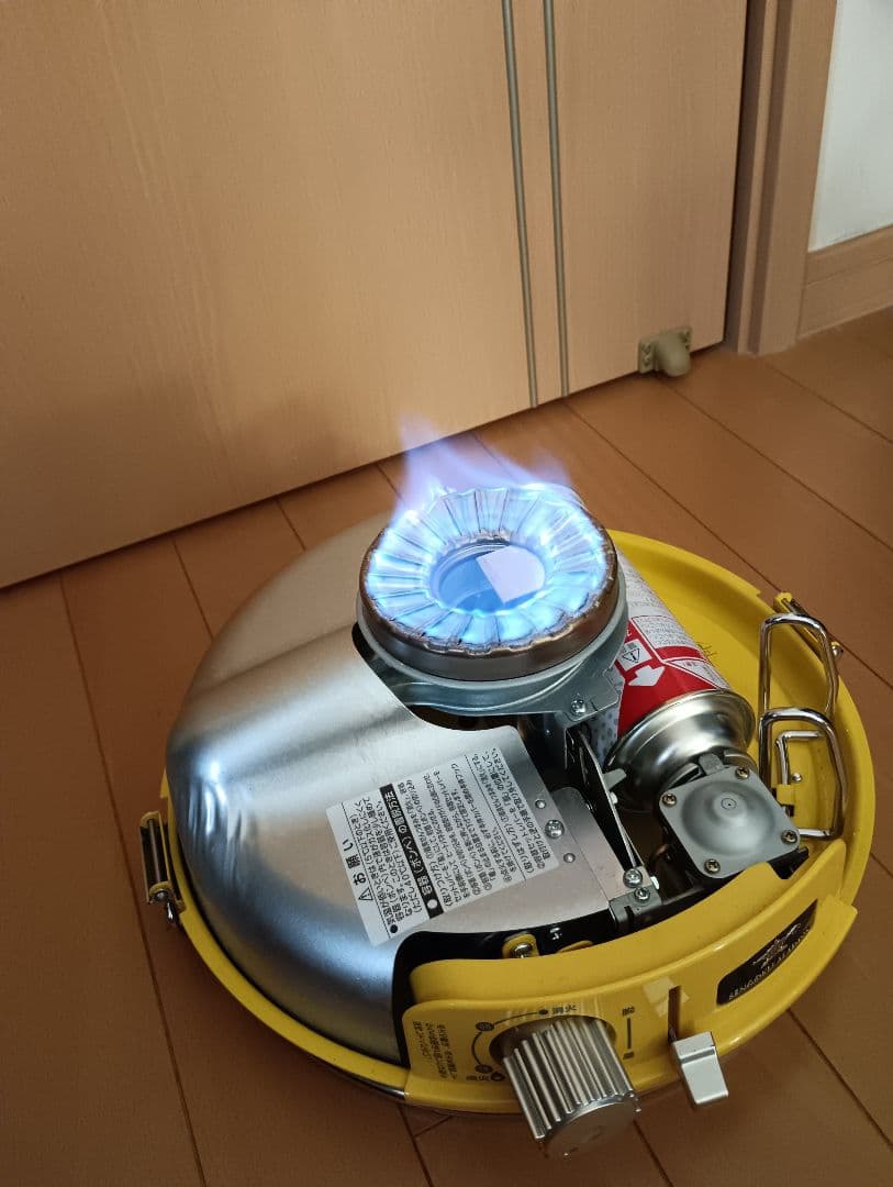 センゴクアラジン　 ポータブルガスストーブ　イエロー