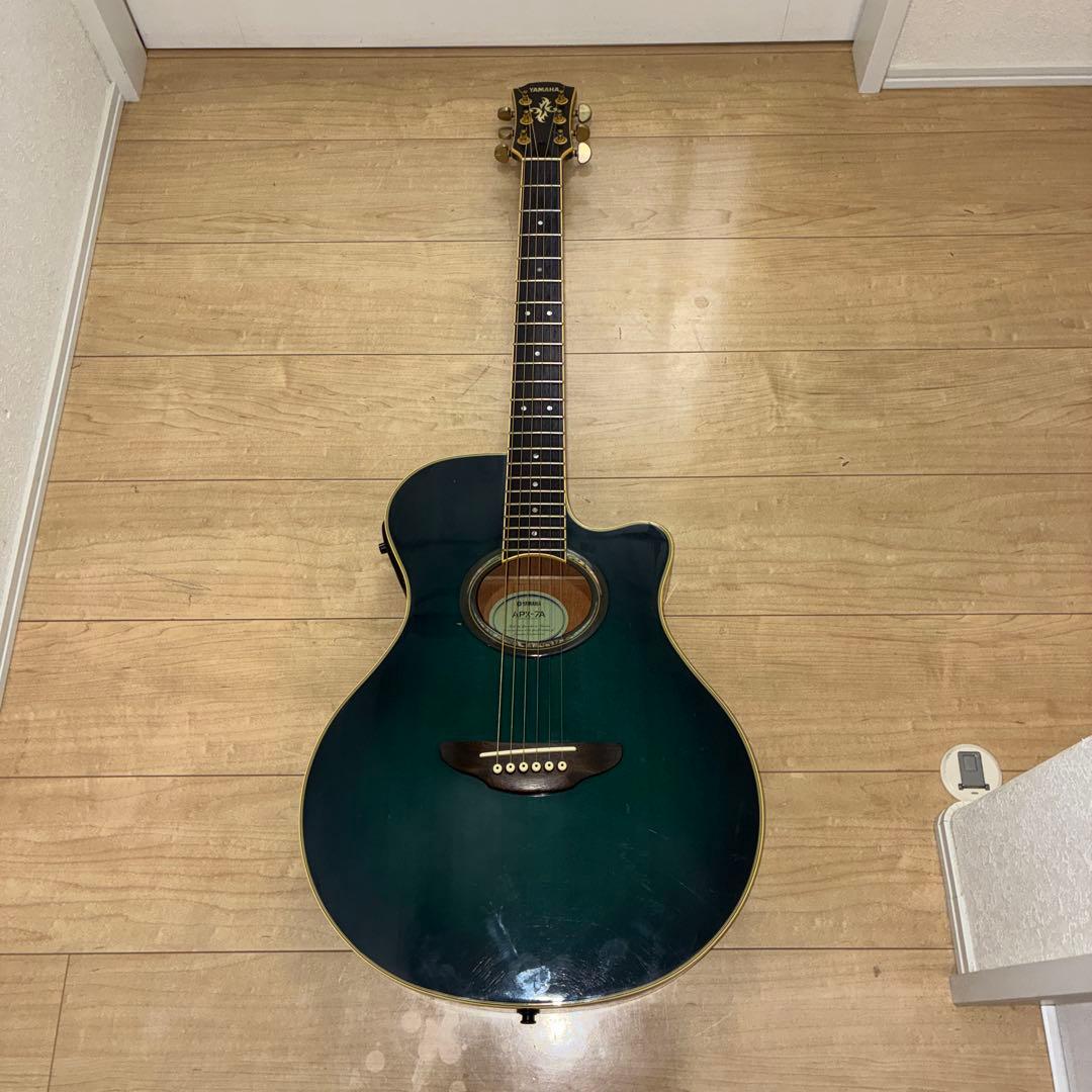 美品　希少　高級エレアコギターYAMAHA APX-7Aトップ単板