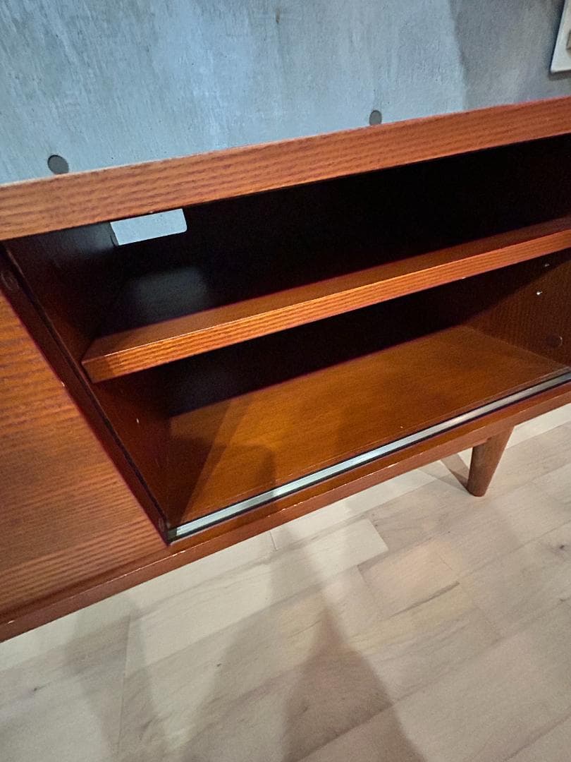 【組み立て不要】Francfranc テレビボード マホガニー色【送料込み】