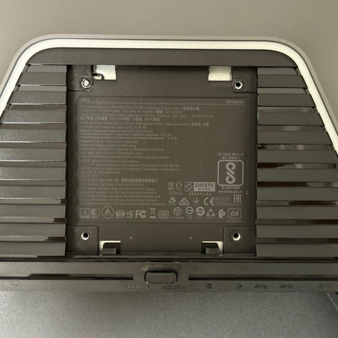 DELL S2721DGF 27インチ ゲーミングモニター