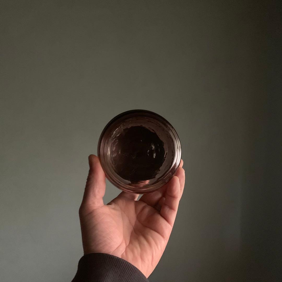 古い ガラス キャンディポット ガラス容器 古道具 アンティーク