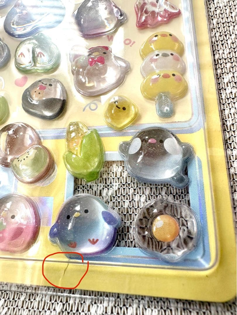 W*♪様 ポンポンドロップシール　がおがおボンボン　ぴよぴよボンボン　セット　廃