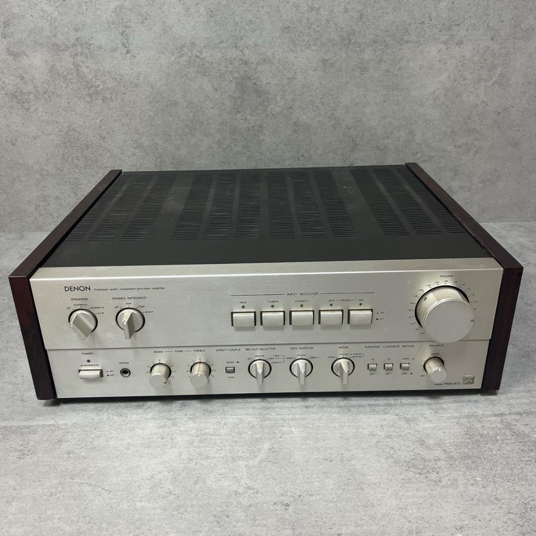 DENON デノン デンノン プリメインアンプ PMA-970 通電OK