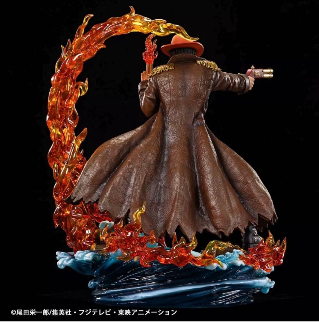 【新品】　大型1/4 フィギュア　ワンピース　ログコレクション　エース