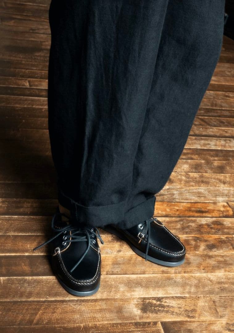 靴 QUODDY TRAIL MOCCCASIN BLACK US9