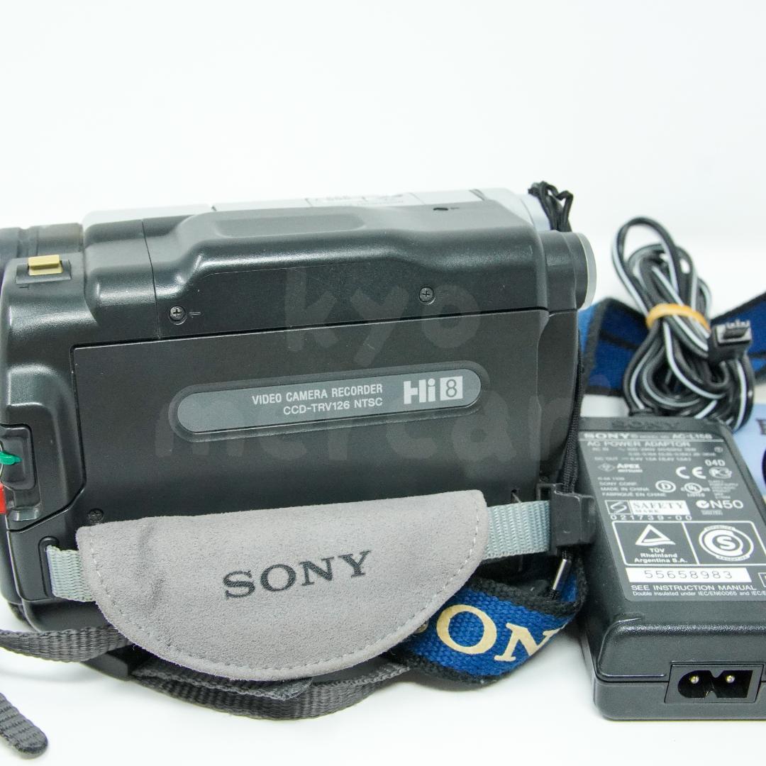 SONY CCD-TRV126 Hi8 ビデオカメラ レコーダー 通電確認済み