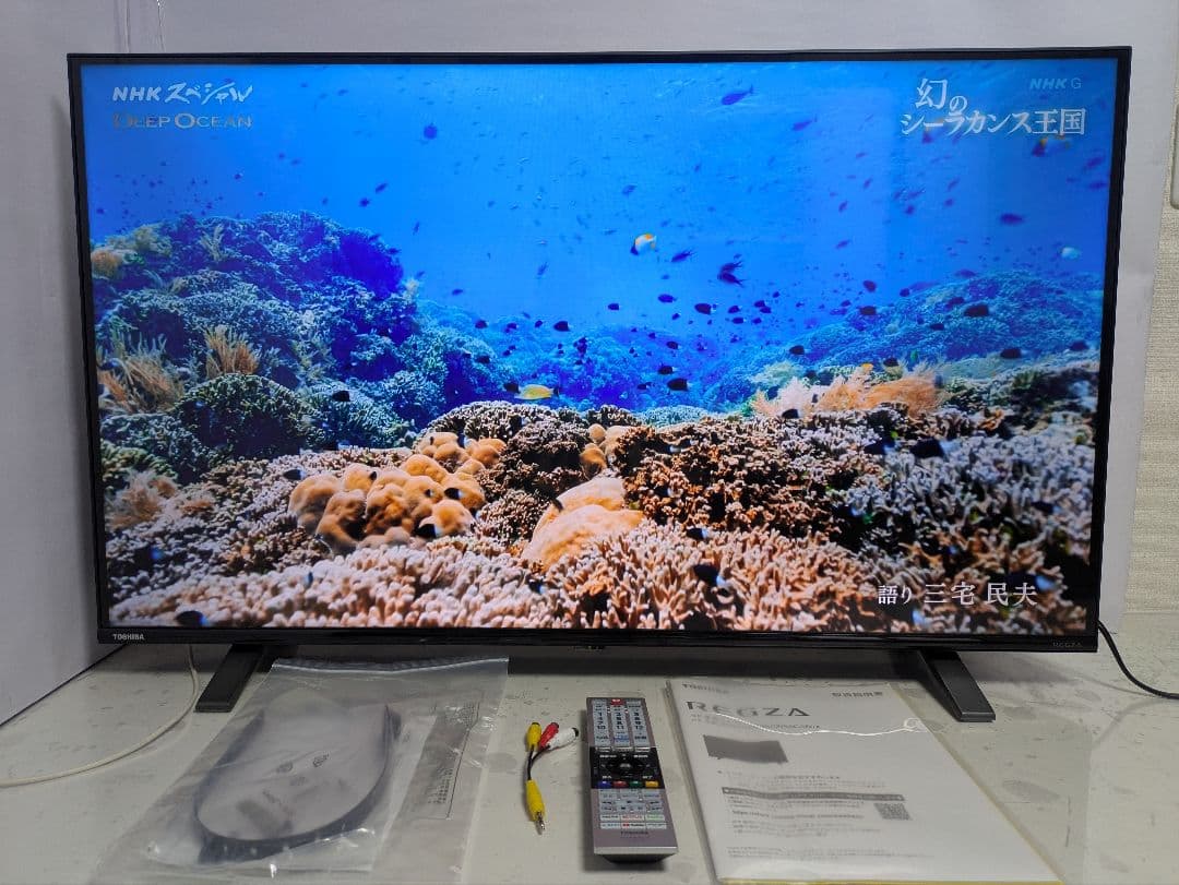 TOSHIBA　43型 4K液晶テレビ　レグザ　43C350X　2023年製