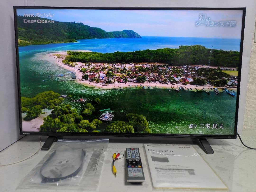 TOSHIBA　43型 4K液晶テレビ　レグザ　43C350X　2023年製