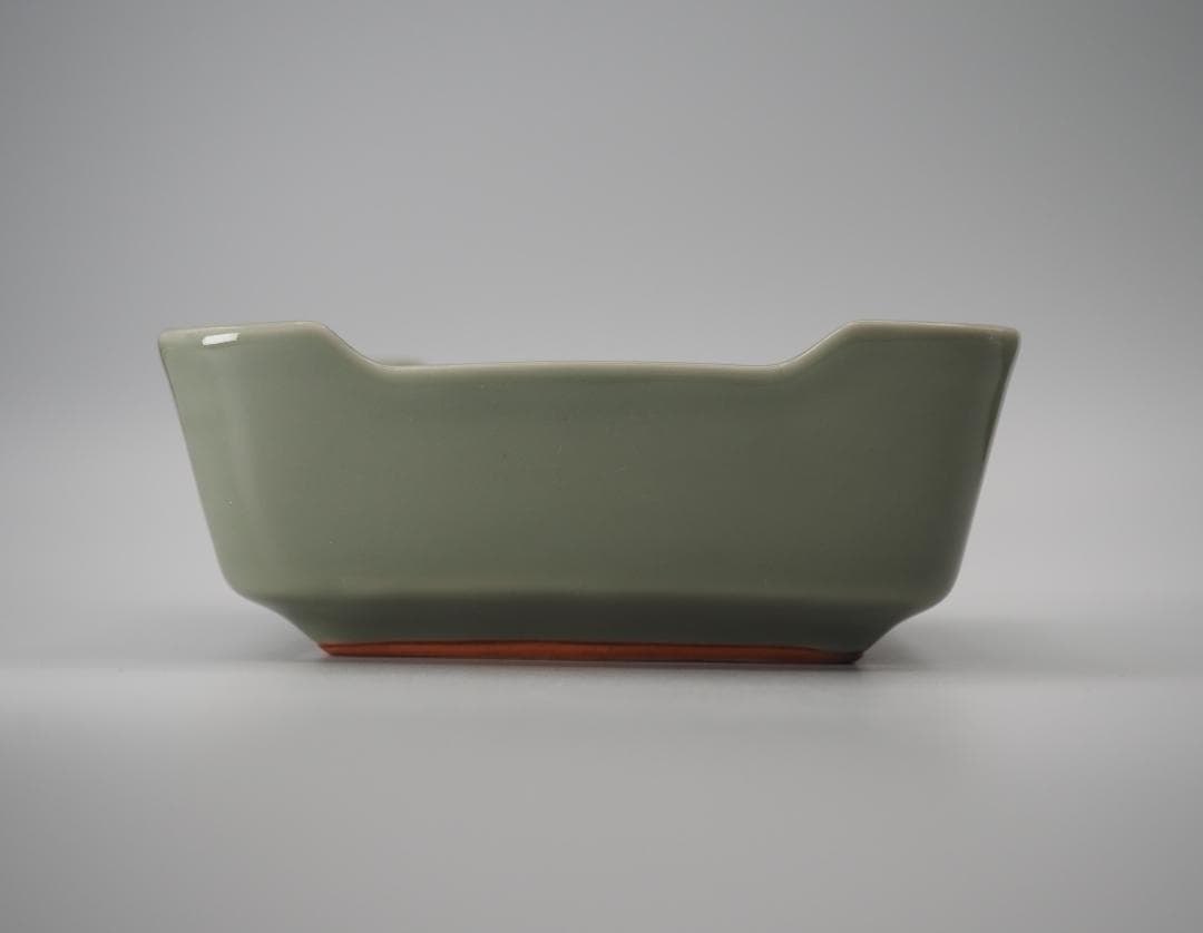 帝室技芸員 三代清風与平作 青磁 向付 5客 共箱