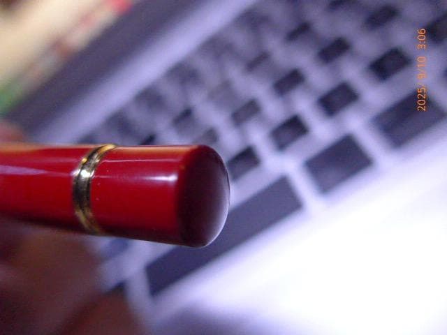 美品！貴重　ウォーターマン 万年筆 レディ シャーロット レッドラッカー EF