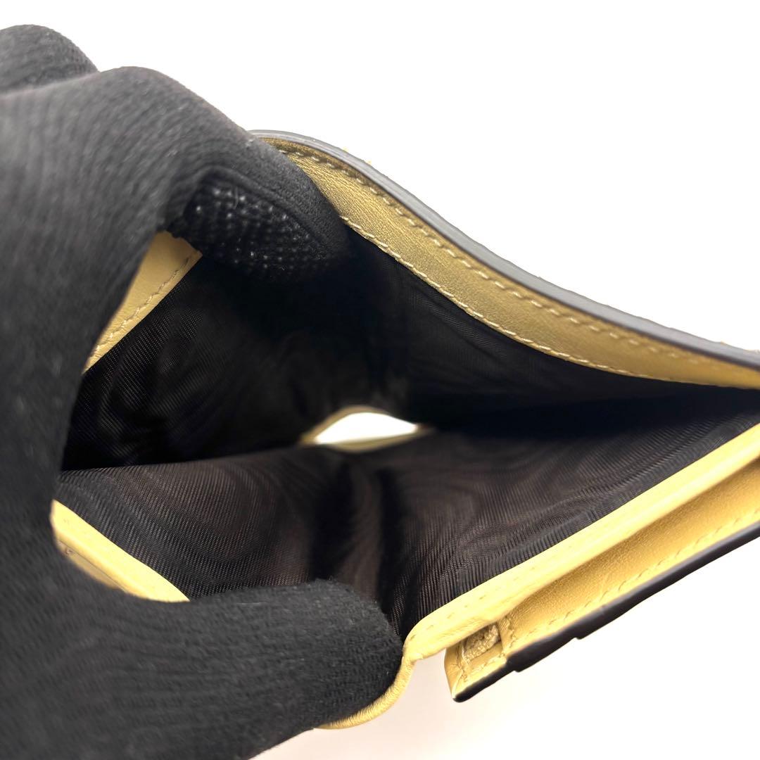 希少 グッチ ダイアナ パイソン マーモント GG バンブー 二つ折り財布 箱