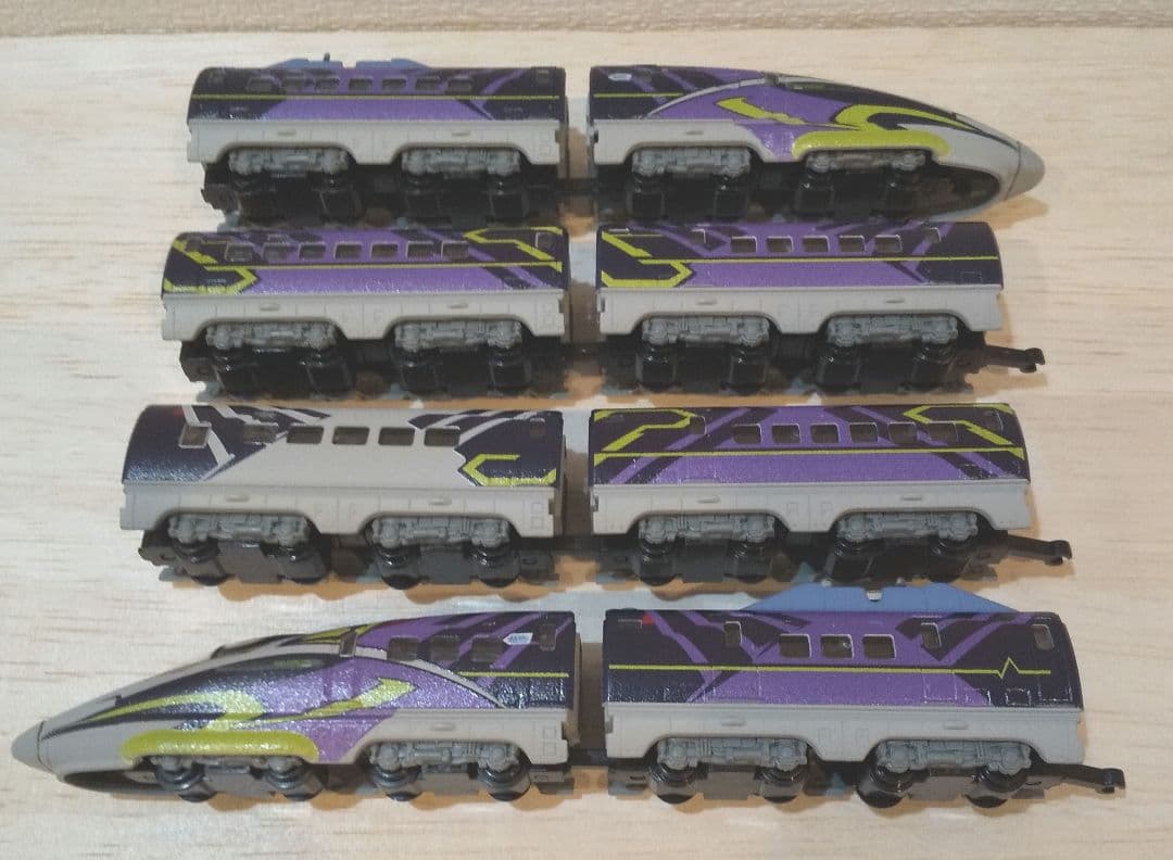 8両フル編成 500系 エヴァンゲリオン 新幹線 Bトレインショーティー