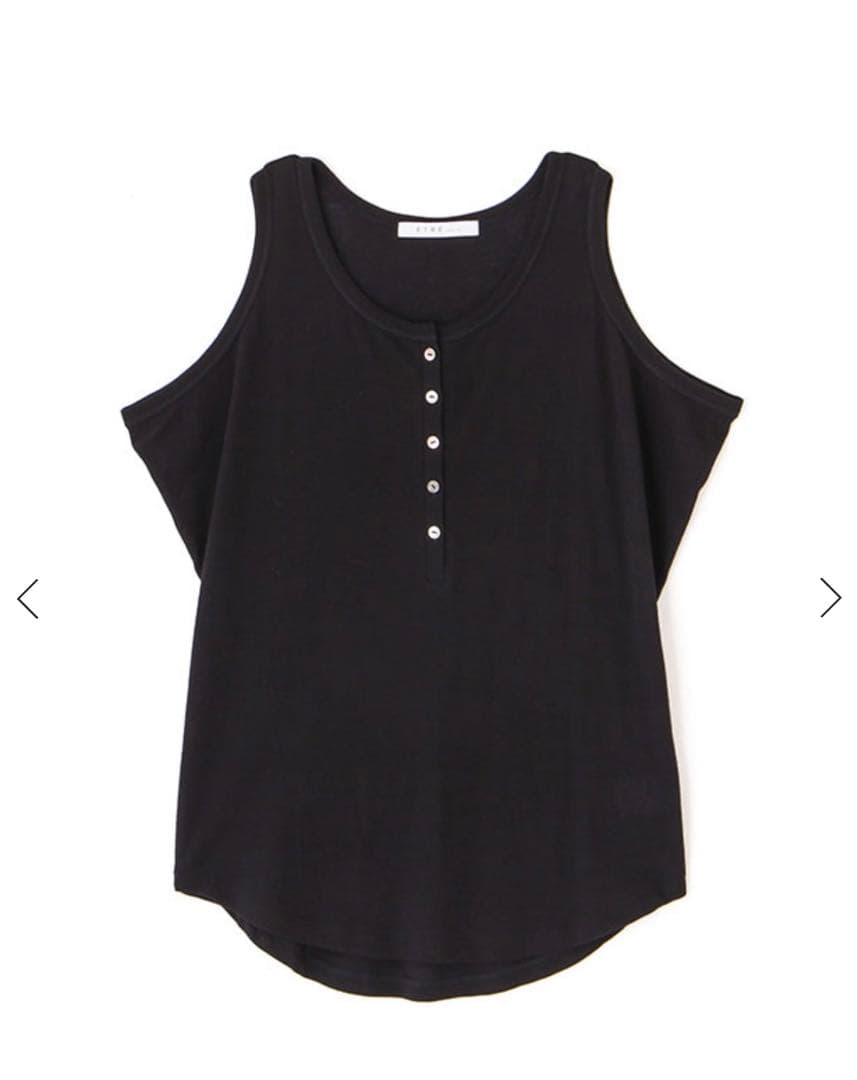 ETRE TOKYO/エトレトウキョウ ヘンリーネックエアリータンクトップ