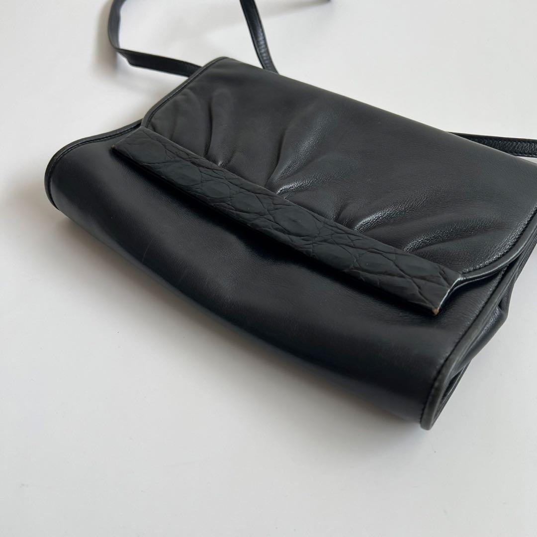 バッグ OLD GUCCI LEATHER ONE SHOULDER BAG