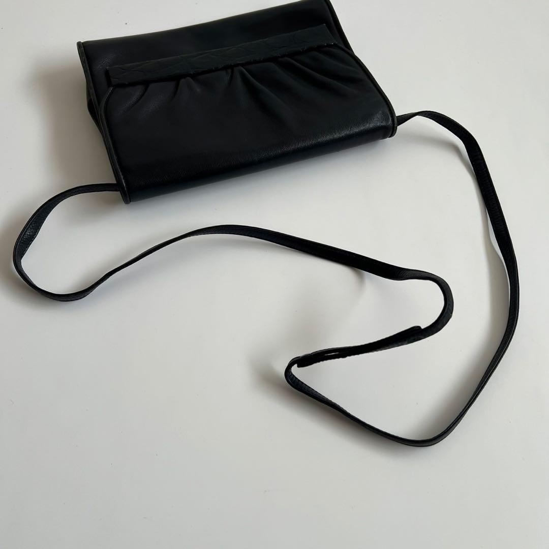 バッグ OLD GUCCI LEATHER ONE SHOULDER BAG