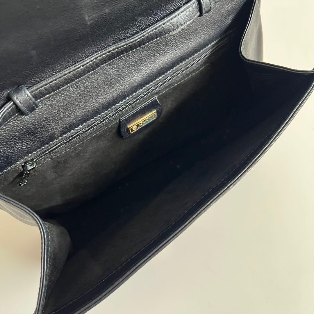 バッグ OLD GUCCI LEATHER ONE SHOULDER BAG