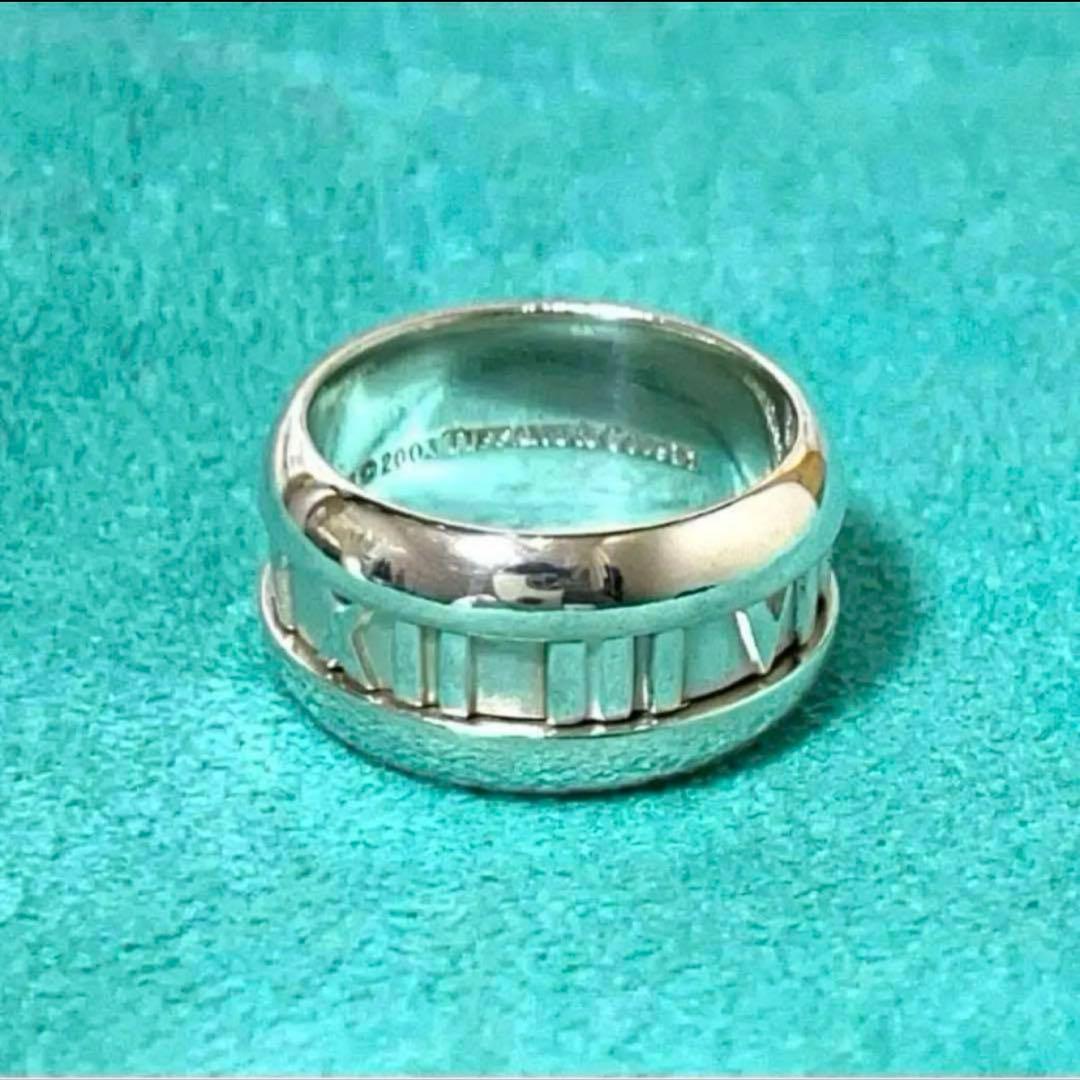 【極美品】ティファニー　アトラスカーブドリング　8号　シルバー925