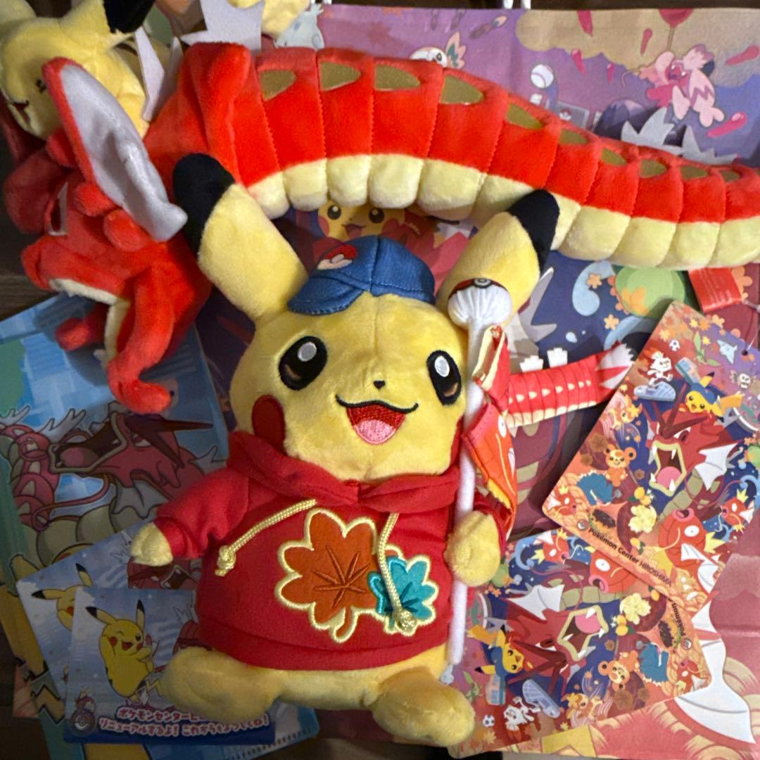 ポケモンセンター ヒロシマ ピカチュウ ギャラドス ぬいぐるみ 広島限定