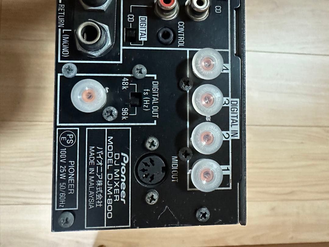 Pioneer DJM-800 DJミキサー 本体