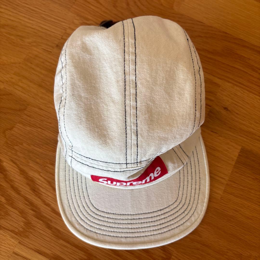 Supreme ホワイトデニムキャップ