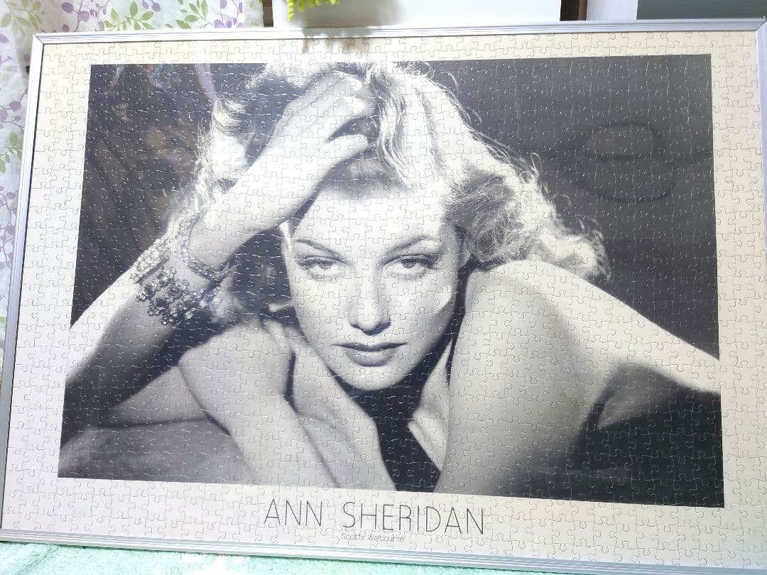 アン・シェリダン　ジグソーパズル　完成品　値下げ中！