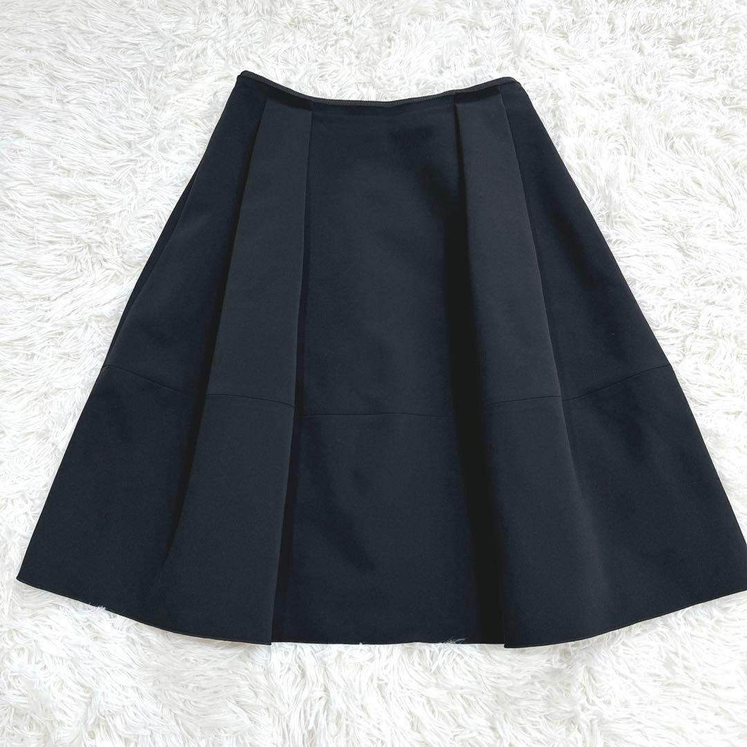 極美品 フォクシー FOXEY NEWYORK バロンスカート ブラック38