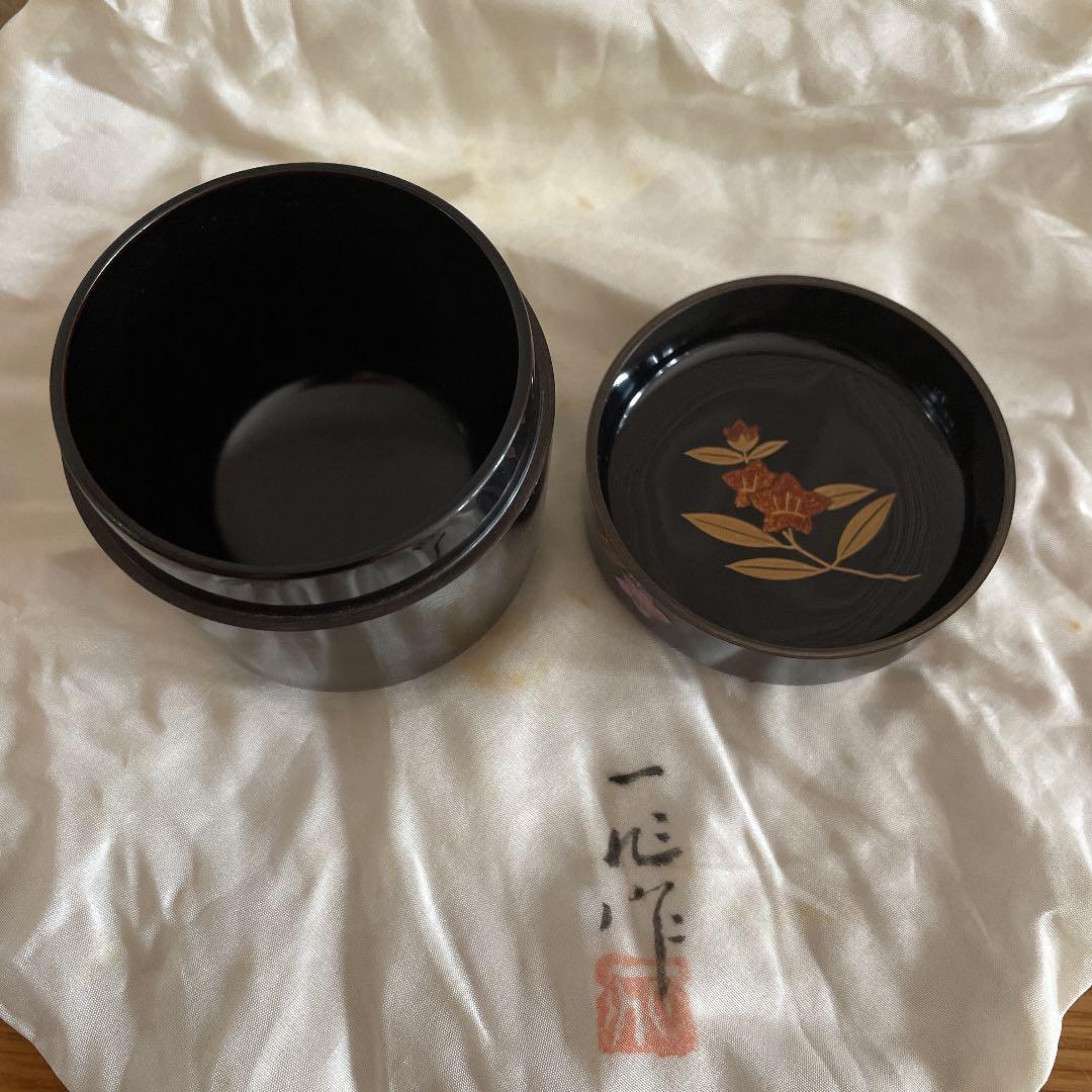 棗☆輪島塗☆笹りんどう☆一后一兆☆茶道具