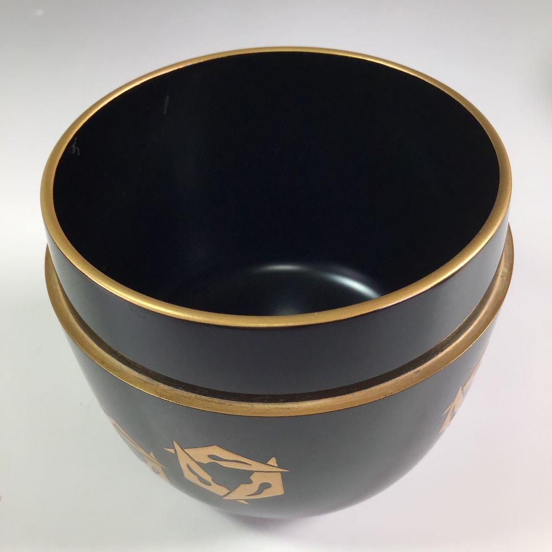 Ｒ６３０　棗　『漆匠　関口輔聖作』『鱗鶴蒔絵』『大棗』　共箱　茶道具