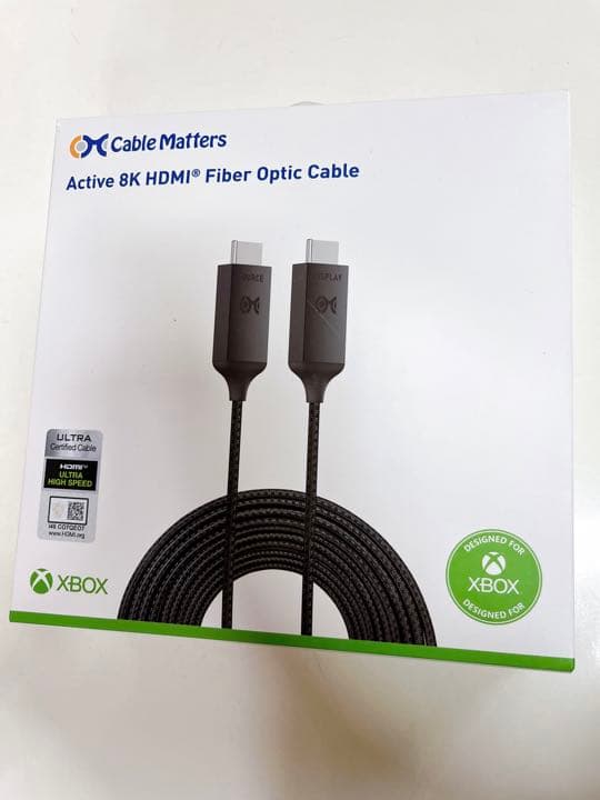 HDMIケーブル 8K 光ファイバー 10m 高速 光ファイバーHDMIケーブル