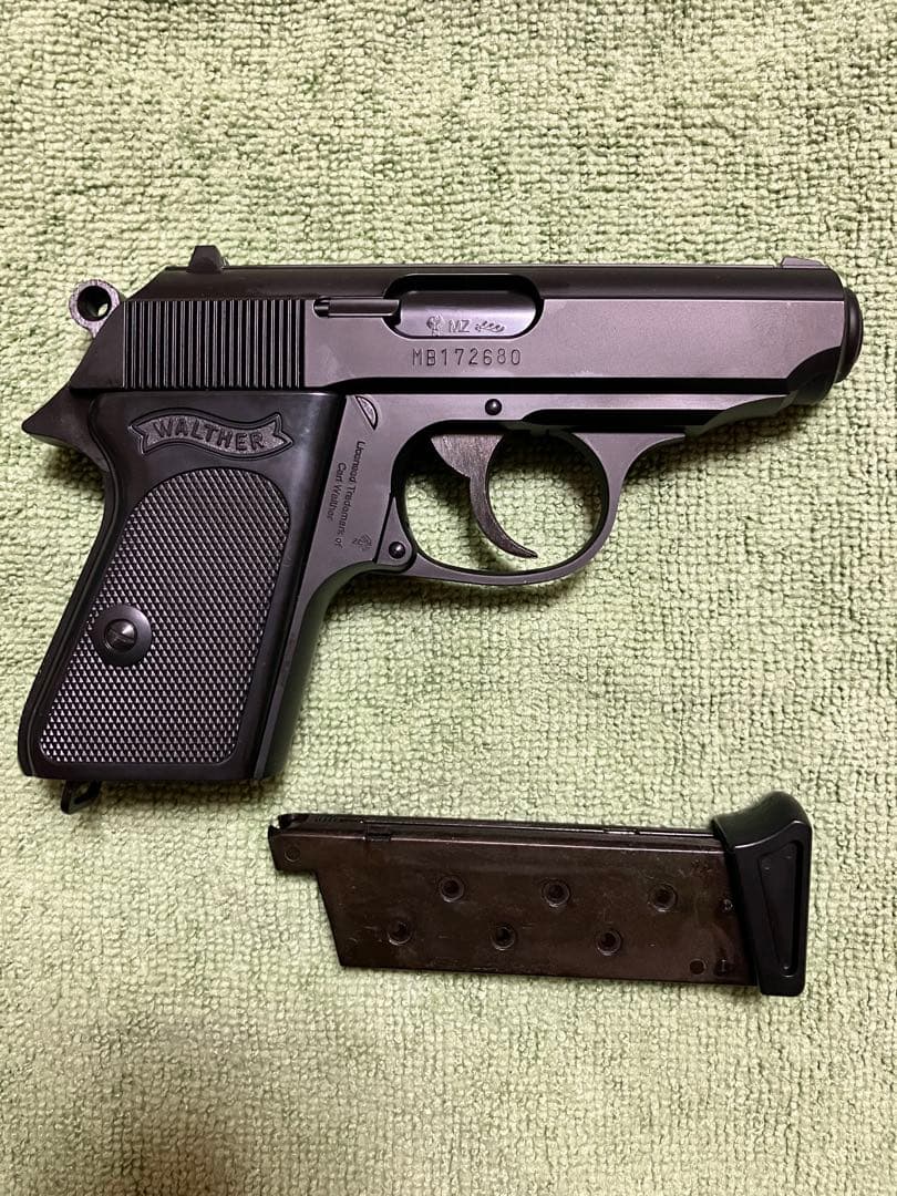 【新品未使用】 マルゼン ワルサーPPK ガスブローバック ブラック