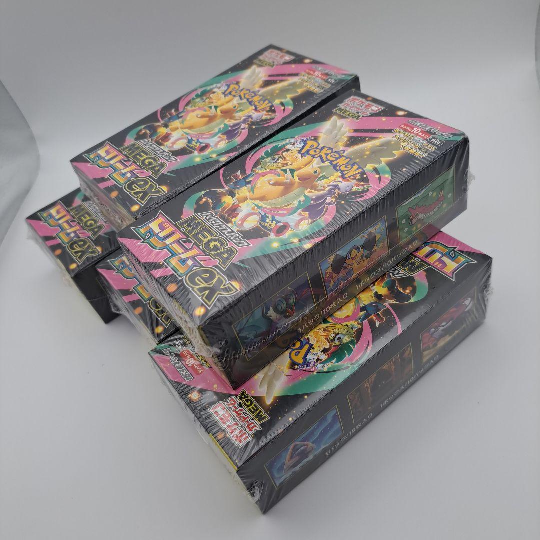 M*様 ポケカ　メガドリームex 5箱　シュリンク付き