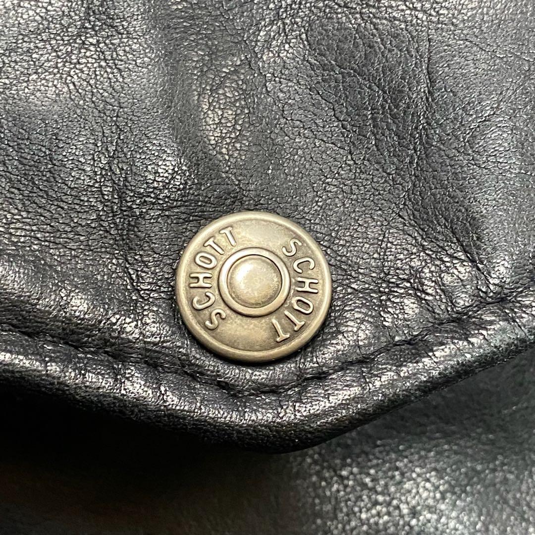 希少　Schott ショット　フライトジャケット　G-1 ブラック　184SM