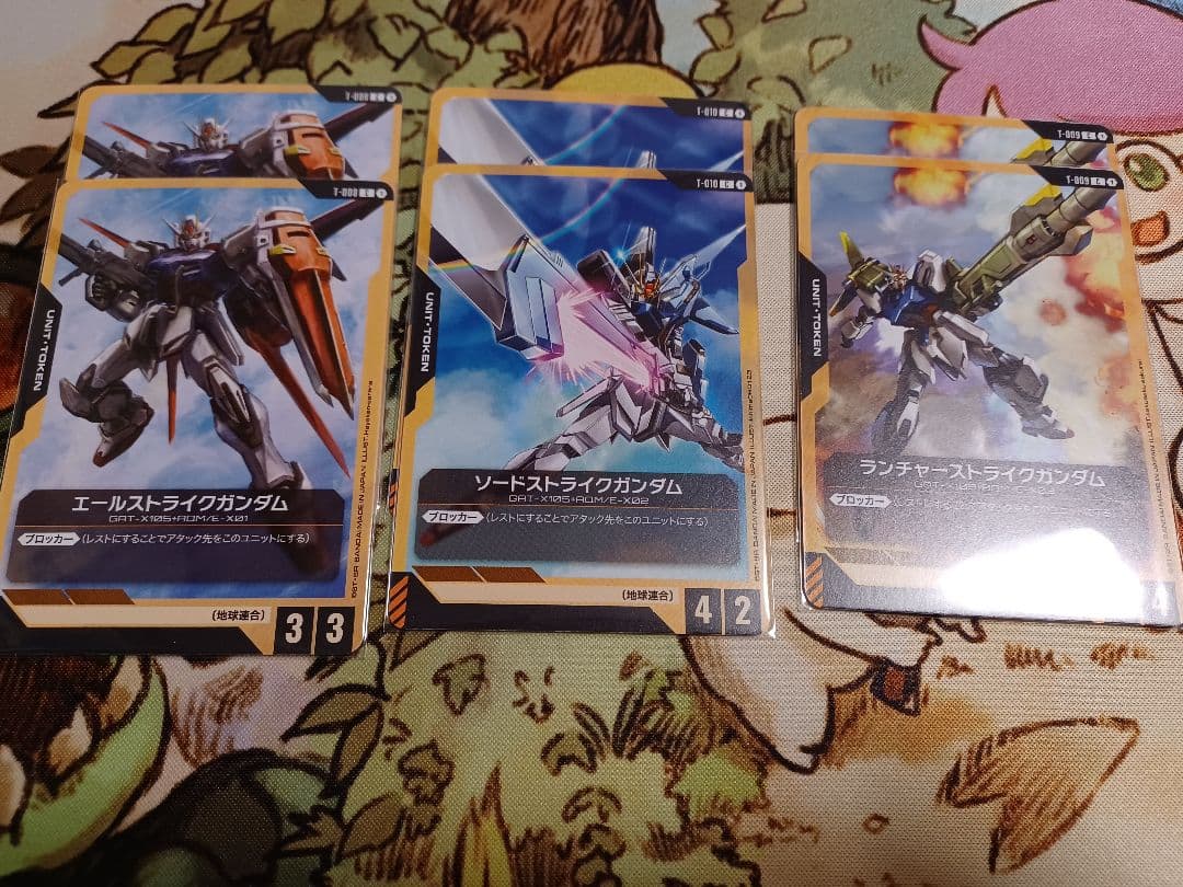 ガンダムカードゲーム　赤白ネオジオン　トークン