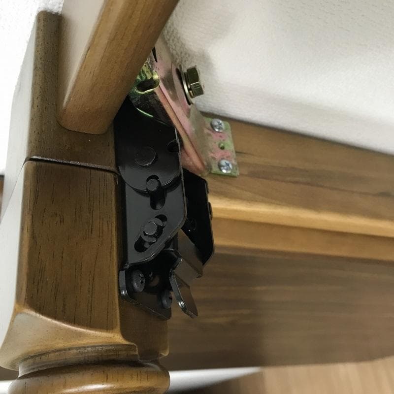 【新品】 アンティーク調　折れ脚 こたつ120 WNT【アウトレット】