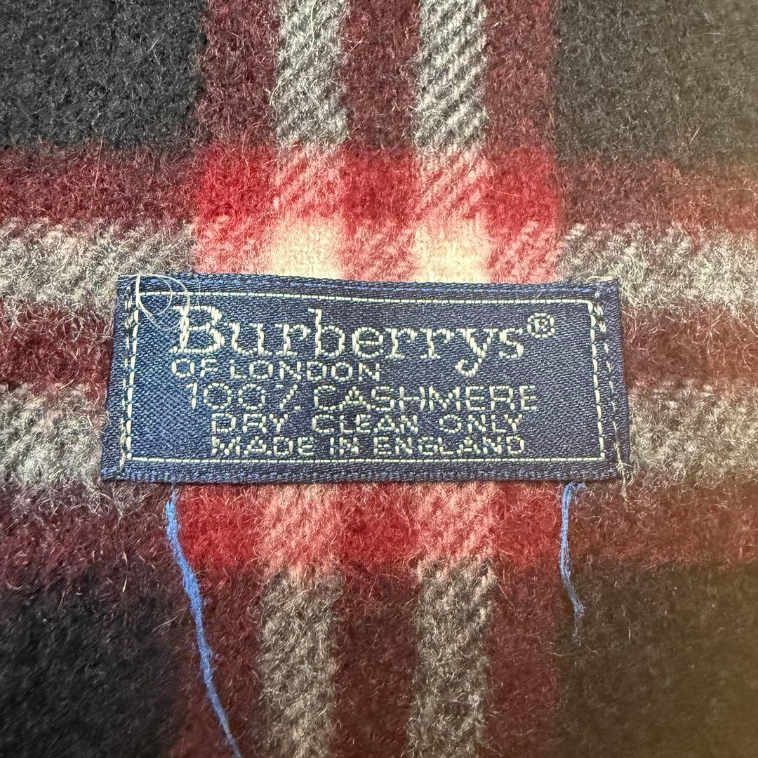 美品 希少カラー　BURBERRY バーバリー カシミヤ100% マフラー