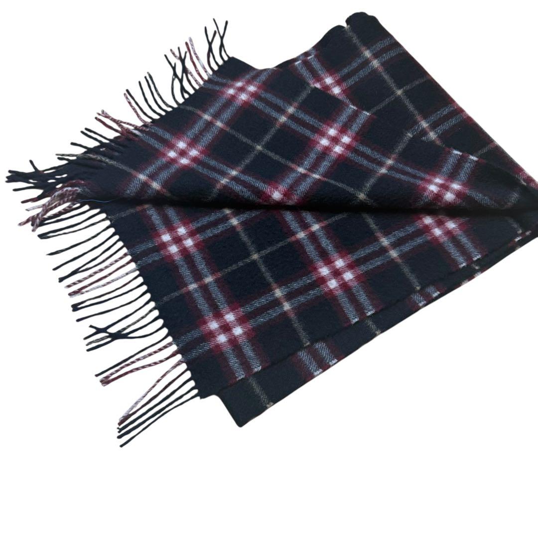 美品 希少カラー　BURBERRY バーバリー カシミヤ100% マフラー