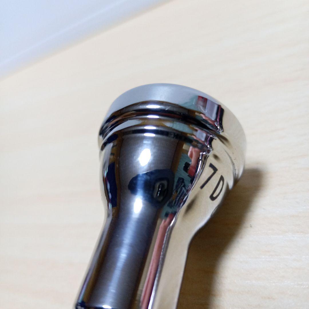 ギディングス&ウェブスター144 7D トランペットマウスピース ケース付き