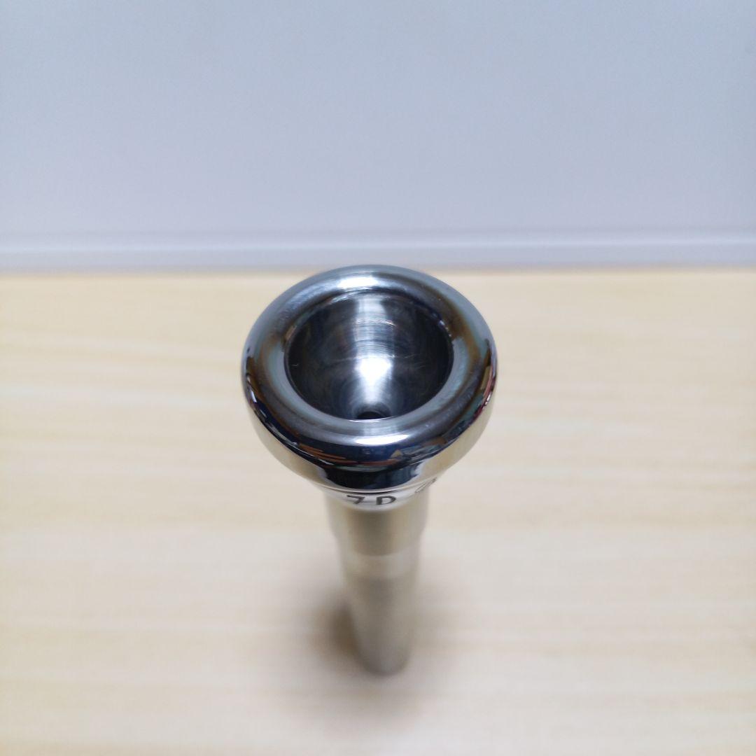 ギディングス&ウェブスター144 7D トランペットマウスピース ケース付き