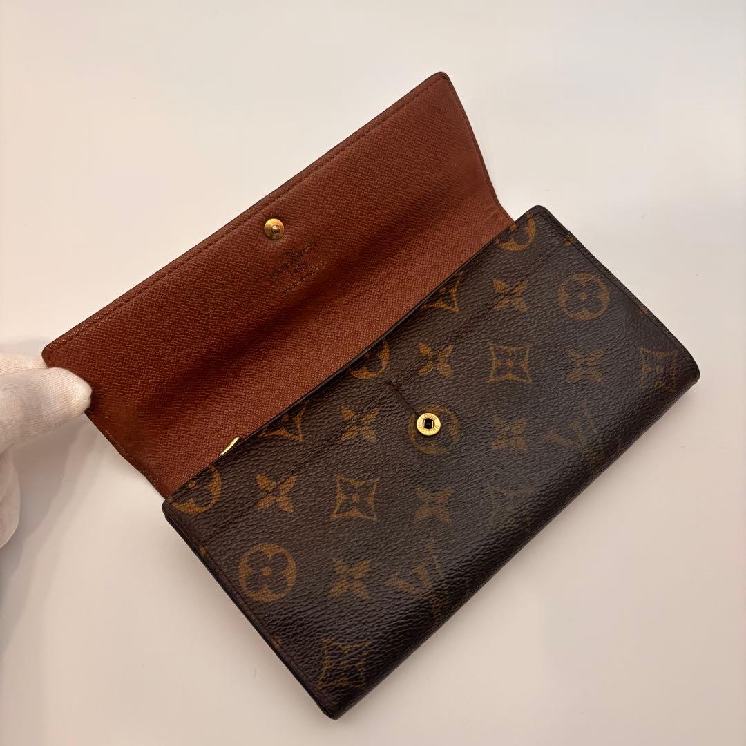【鑑定済み】ルイヴィトン✨ポルトフォイユサラ✨長財布 モノグラム 二つ折り財布
