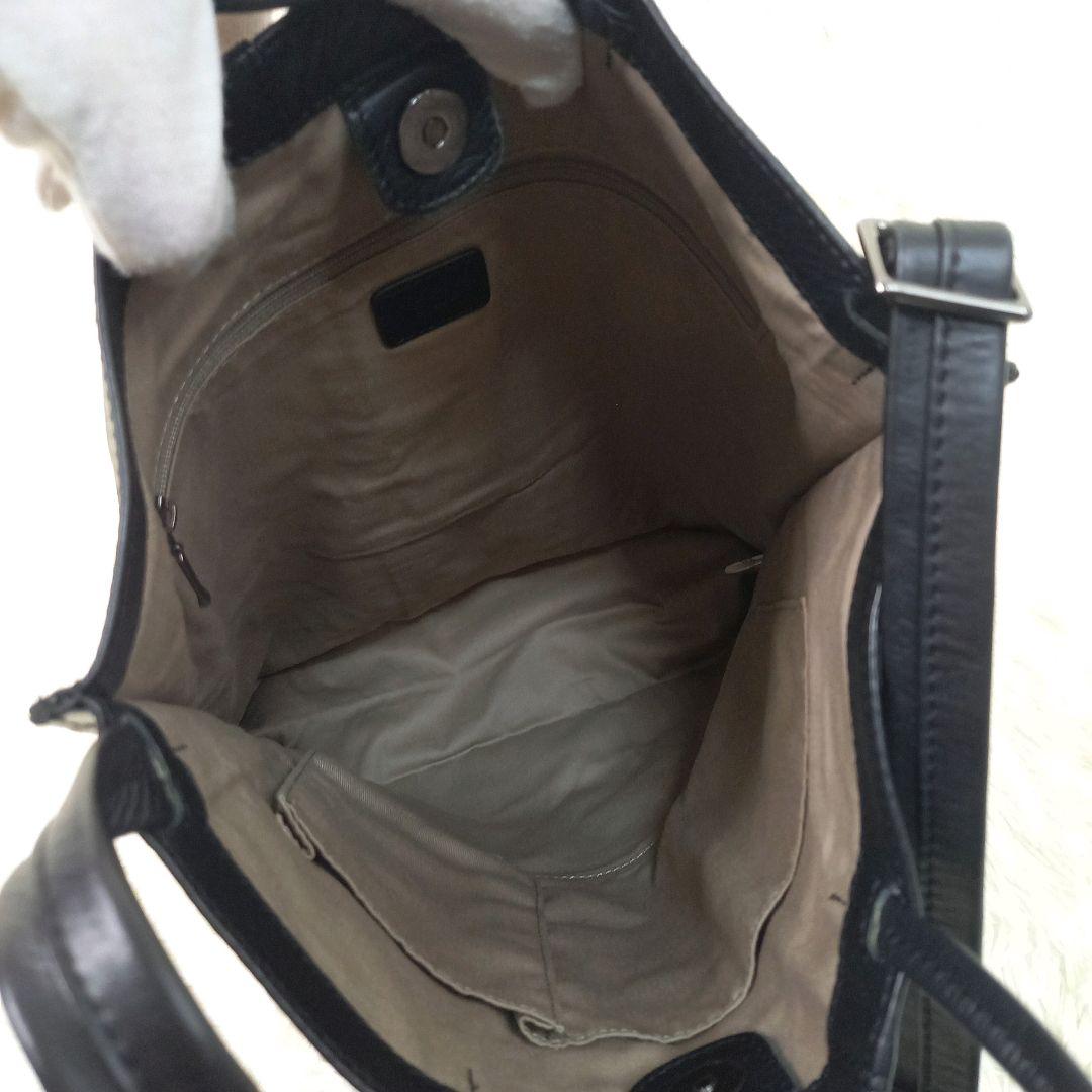 【美品】イアパピヨネ 牛革 ぺたんこ トート ショルダーバッグ 2way A4可