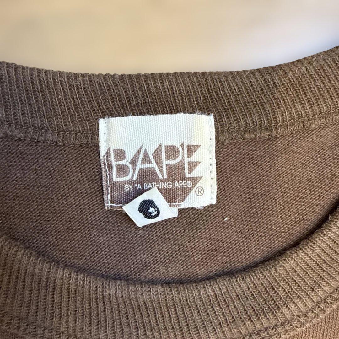 BAPE ブラウン Tシャツ 最後の晩餐