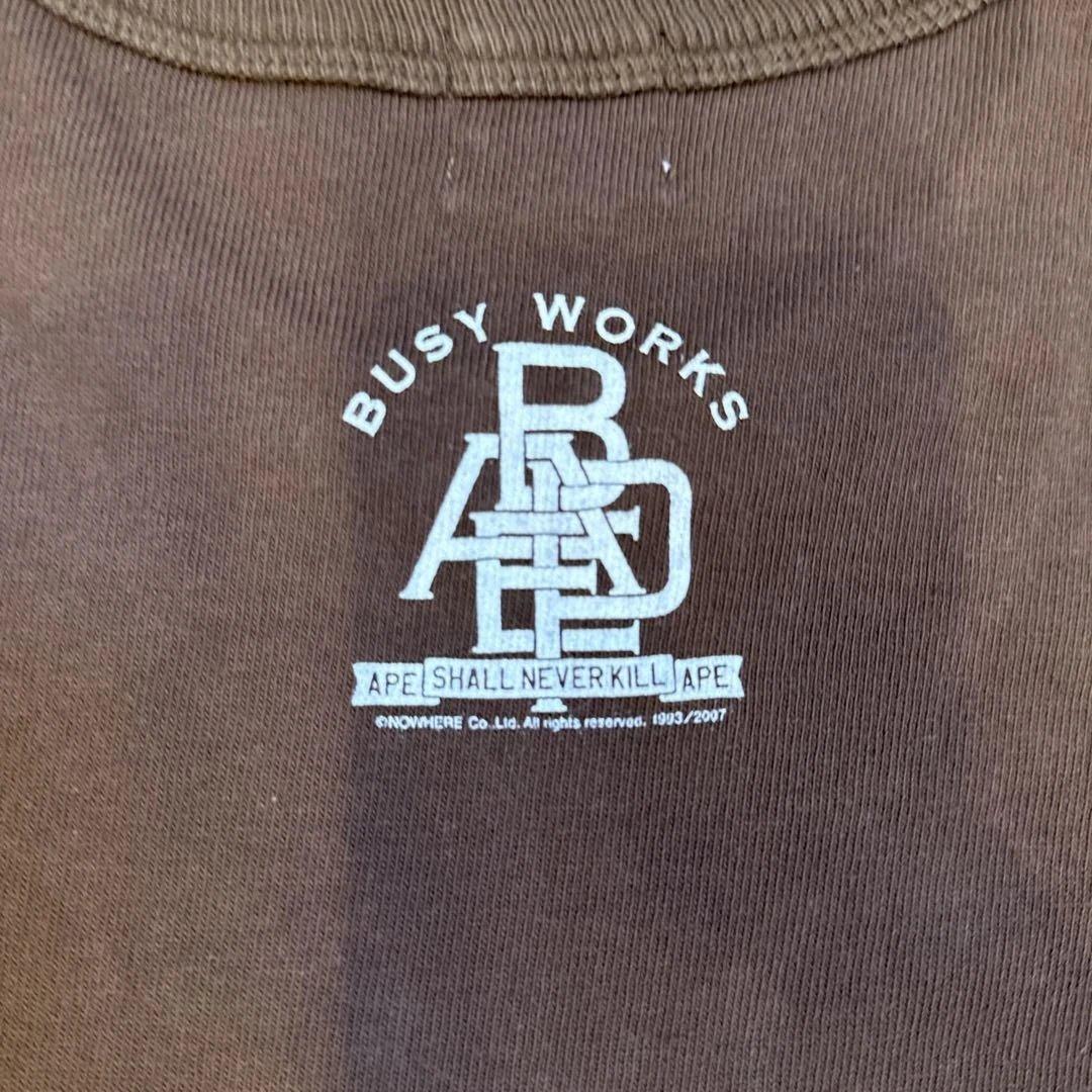 BAPE ブラウン Tシャツ 最後の晩餐