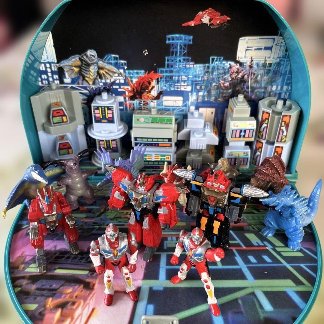 タカラ 電光超人グリッドマン ミニコレ コンピューターワールドセット フィギュア