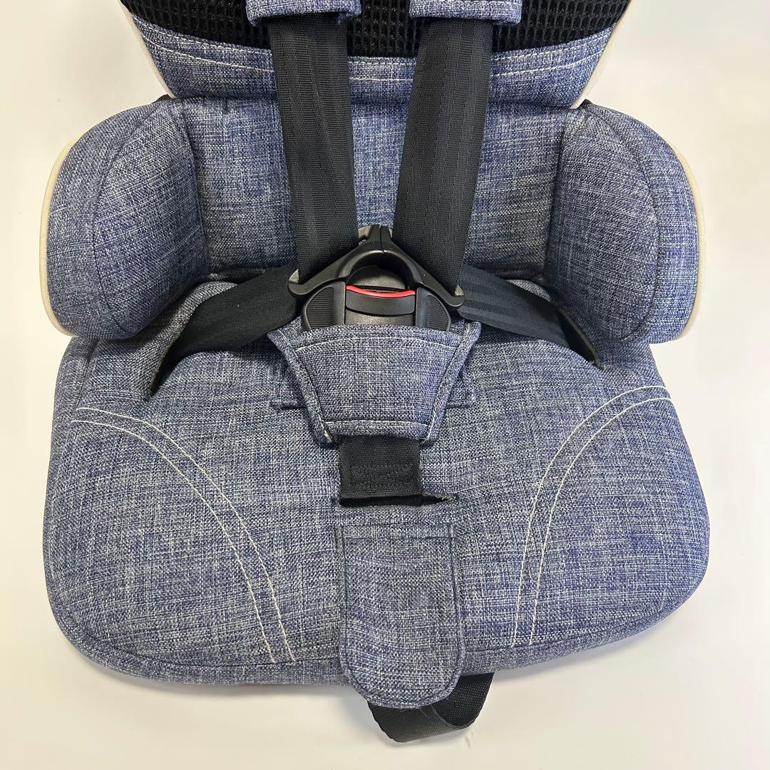 【極美品】日本育児 ジュニアシート トラベルベスト EC プラス デニム