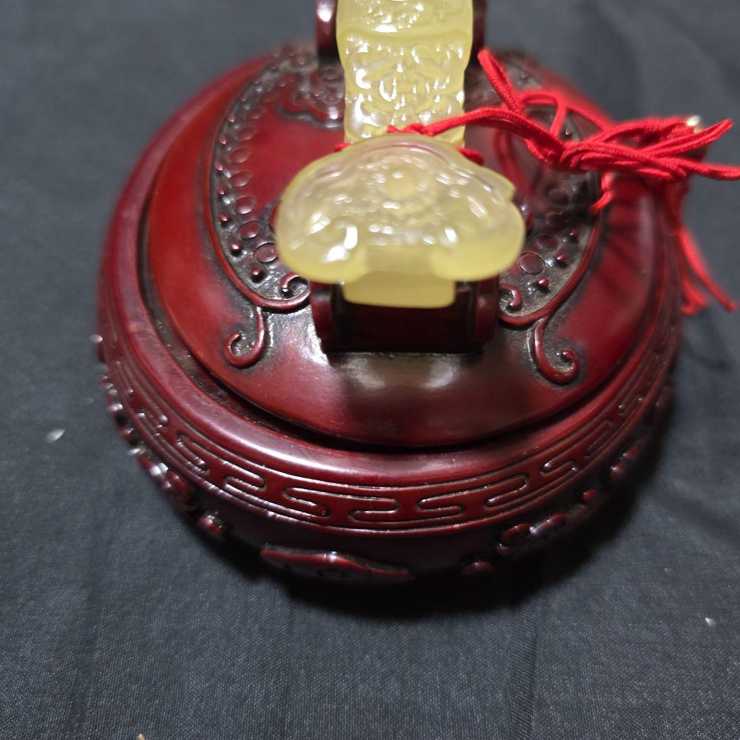 清時代　骨董品　朱肉